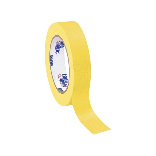 Tape Logic 1'' x 60 yds. Yellow Tape Logic Masking Tape, 12PK T93500312PKY - main